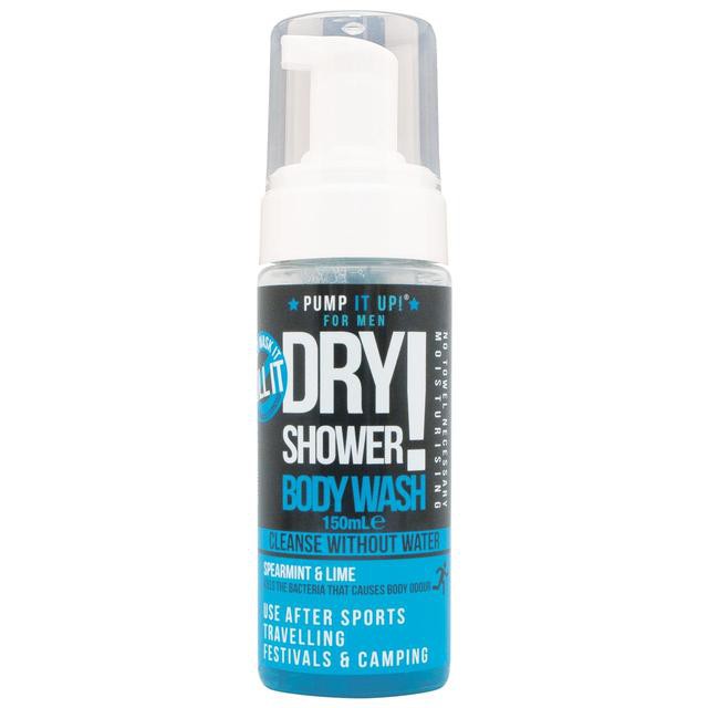 Dry shower sales body wash