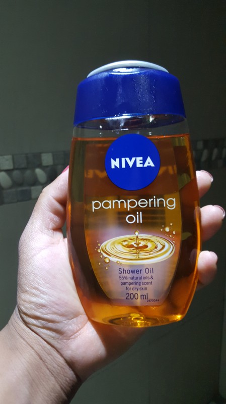 nivea shower oil