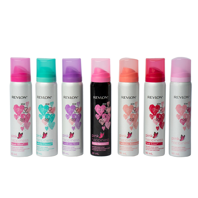 Revlon pink happiness top body spray