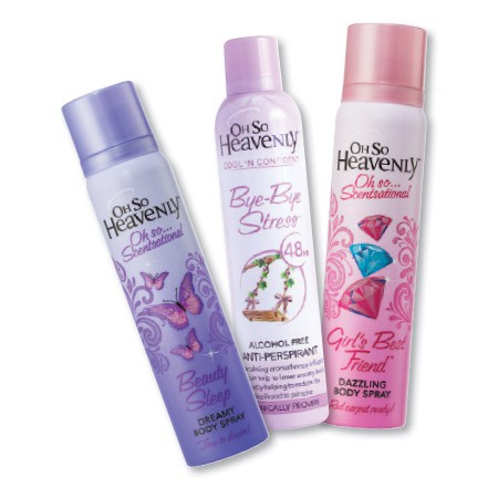Oh So Heavenly Perfumed Body Sprays Review - Beauty Bulletin - Deodorants,  Powders, Sprays - Beauty Bulletin