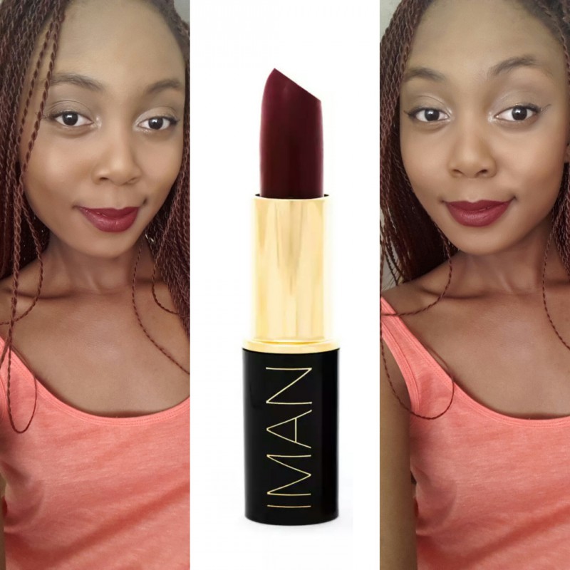 IMAN Cosmetics - IMAN Cosmetics Luxury Moisturising Lipstick Review 