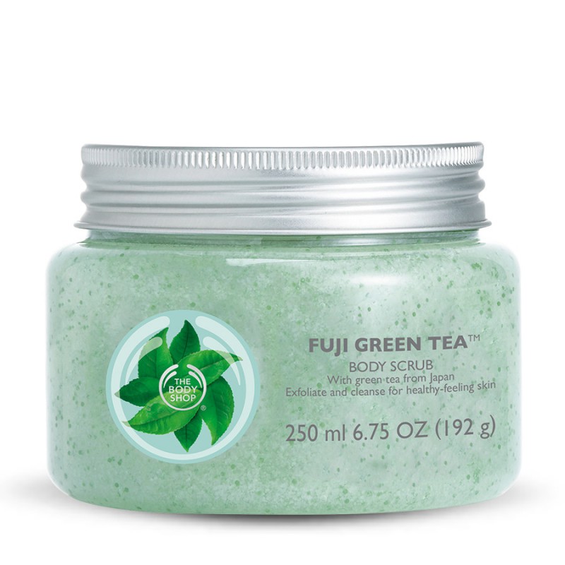 The Body Shop The Body Shop Fuji Green Tea Body Scrub Review Beauty