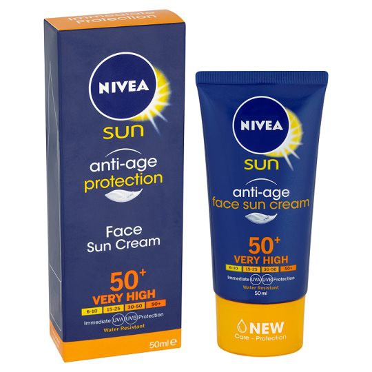 Nivea sun anti-age face sun cream SPF 50+ Review - Beauty Bulletin -  Protection, SPF Creams - Beauty Bulletin