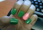 Woolworths Green with Suntra pink