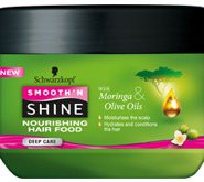 Schwarzkopf Smooth &#039;n Shine Nourishing Hair Food with Moringa and Olive Oils