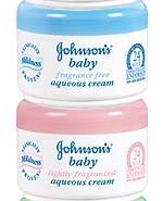 Johnson&#039;s Baby Aqueous Cream: Aloe Vera &amp; Vitamin E