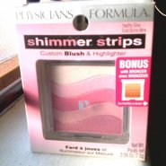 Physicians Formula Shimmer Strips Custom Blush and Highlighter