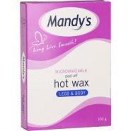 Mandy&#039;s Microwavable Peel-off Hot-wax for Legs and body