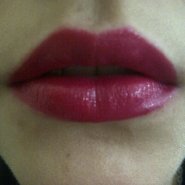 Lip liner with clear gloss over