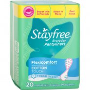 Stayfree Everyday Pantyliners - Flexicomfort Cotton Touch