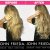 JOHN FRIEDA Sheer Blonde Hi-Impact Shampoo &amp; Conditioner before &amp; after