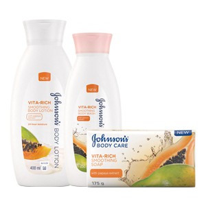 Johnson’s® Vita-Rich Papaya Body Care Range