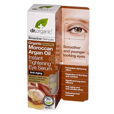 Dr Organic Moroccan Argan Oil Instant tightening eye serum