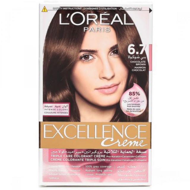 L'Oreal excellence creme 6.7 chocolate brown