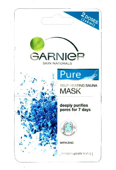 Garnier Pure Self-Heating Sauna Mask