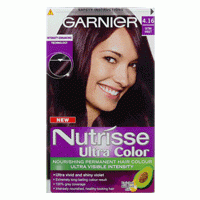 Garnier Nutrisse Ultra permanent hair colour- ultra violet 4.16