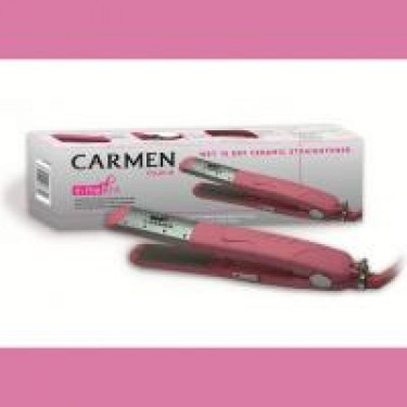 Carmen wet 'n dry ceramic straightner in the pink
