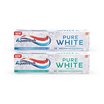 Aquafresh Pure White Range