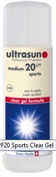 Ultrasun Medium SPF20 Sports Clear Gel
