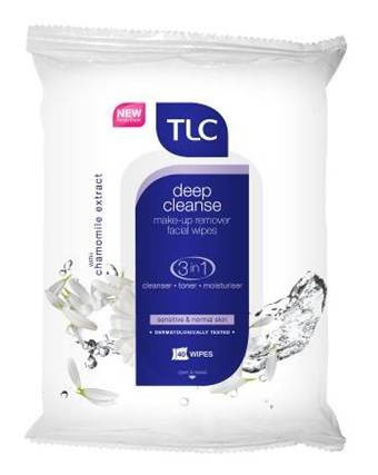 TLC Deep Cleanse Make-up Remover Facial Wipes