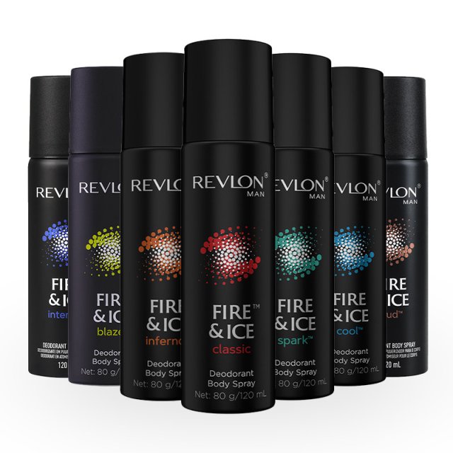 Revlon Fire and Ice Perfumed Body Spray for Men