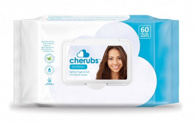 Cherubs Eco-Care Make-Up Remover Facial Wipes for Normal Skin