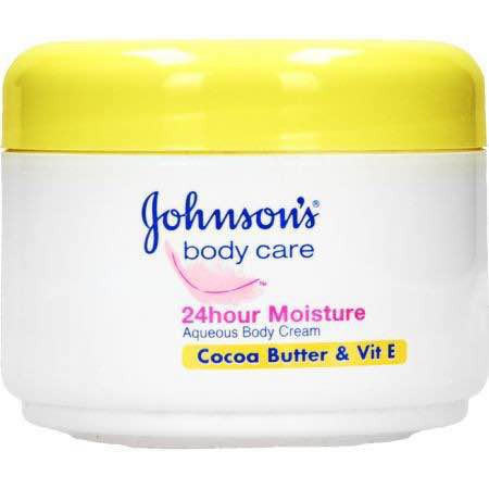Johnson’s 24-Hour Moisture Aqueous Body Cream Cocoa Butter &amp; Vitamin E
