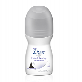 Dove Invisible Dry Anti-White Marks Anti-Perspirant Roll-On.