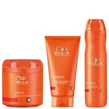 Wella Professionals Enrich - Shampoo, Conditioner and Treatment