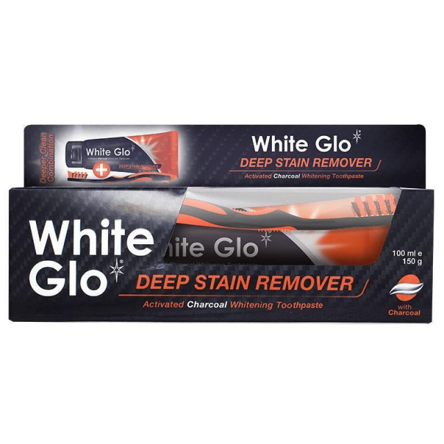 White Glo Deep Stain Remover Toothpaste Charcoal
