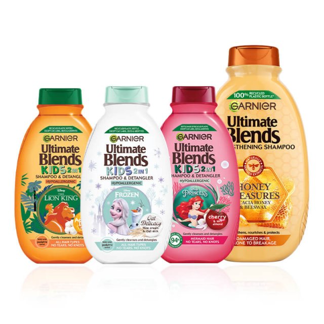 Garnier Ultimate Blends Disney 2-In-1 Kids Range