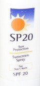 SP 20 Sun Protection Sunscreen Spray