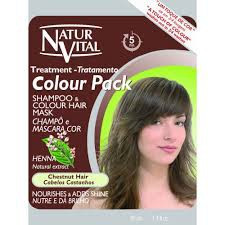 NaturVital treatment colour pack : chestnut hair