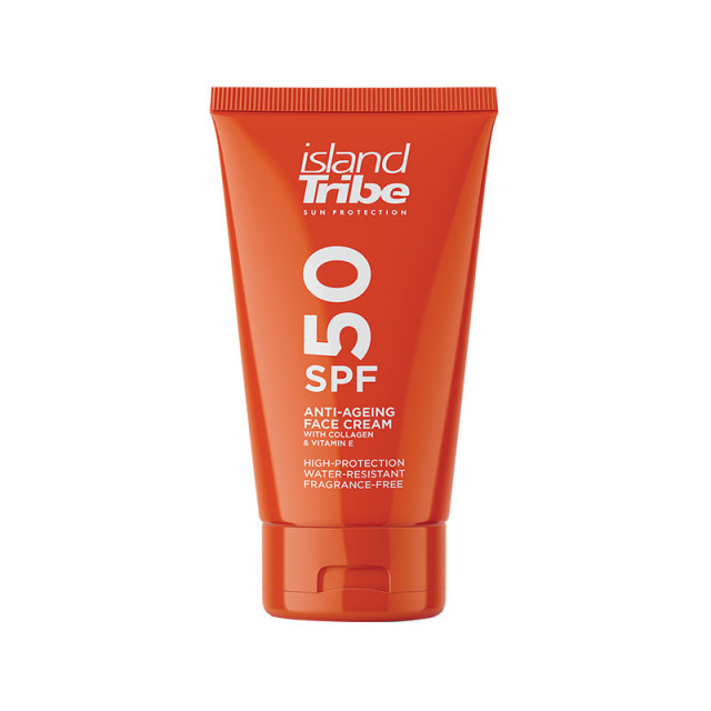 Island Tribe SPF50 Anti-Aging Face Cream with Collagen 50ml