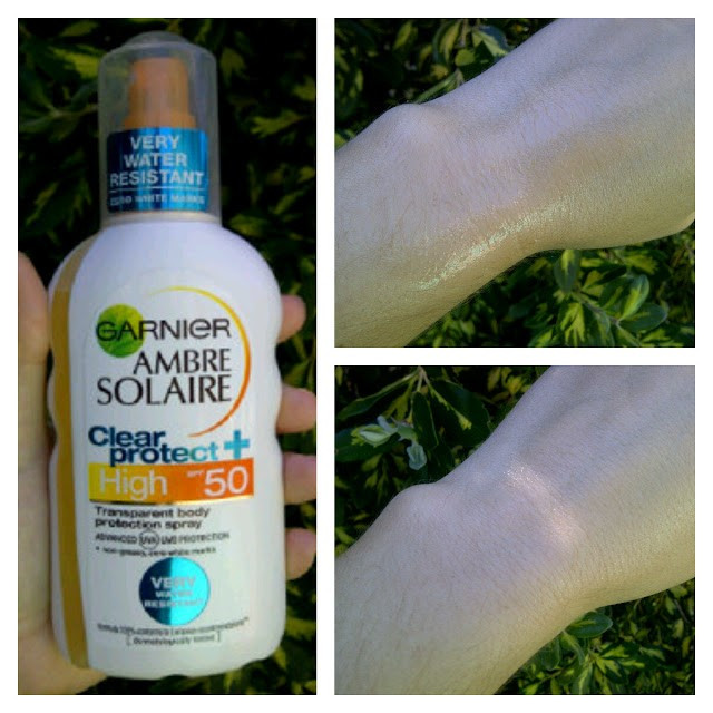 Garnier's Ambre Solaire Clear Protect Transparent body protection spray