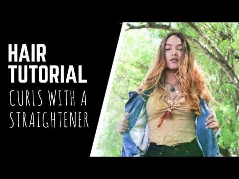 How to do curls with a straightener ft StyleRush