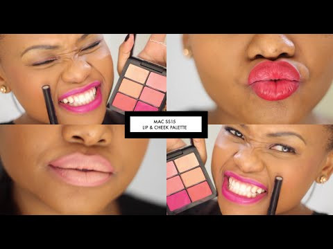 MAC SS2015 Lip and Cheek Palette | Swatches