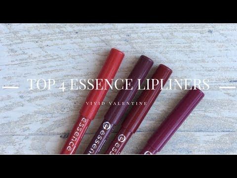 Essence Cosmetics Lip liner Swatches | Vivid Valentine