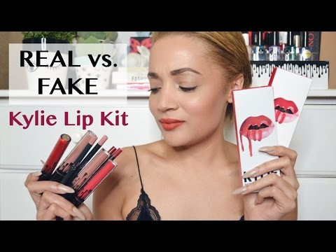 Real vs Fake Kylie Lip Kit