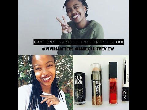 Maybelline Trend Look | #VividMatters #BBRecruitReview