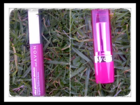 Avon Ultraglazewear lipgloss + lipstick review