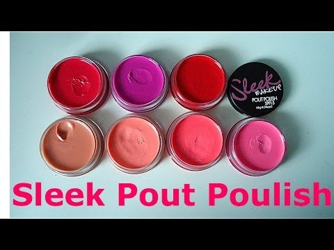 Sleek Pout Polish review and lip swatches