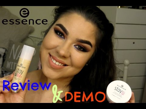 ESSENCE Review&amp;Demo Stay All 16H Long lasting Foundation and Translucent Powder