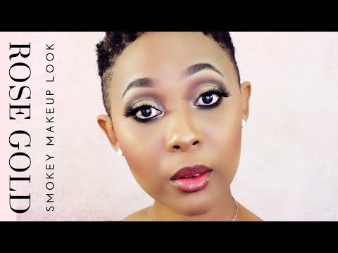 Smokey Rose Gold Makeup Look | MISS POMMY