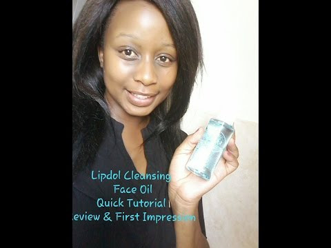 Lipidol Cleansing Face Oil First Impression Quick Tutorial Review