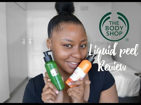How to Get Youthful skin |The Body shop Liquid peel | Youtuber in South Africa