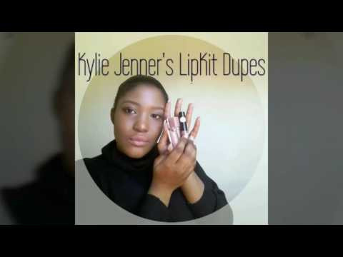 Kylie Jenner LipKit Dupes / alternatives || South African Youtube Blogger