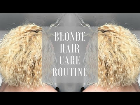 BLONDE HAIR CARE ROUTINE | HOLY GRAIL PRODUCTS FOR BLEACHED BLONDE HAIR | VIVID VALENTINE