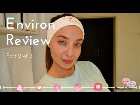 Environ Skin Care| Beauty Bulletin Review | Night Routine