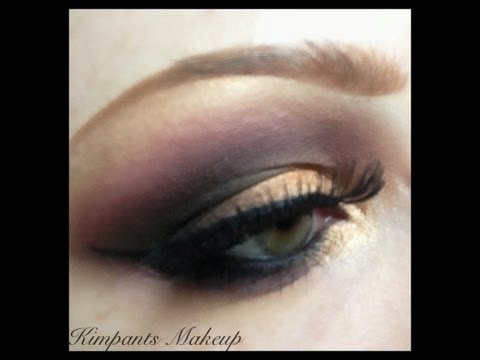 Purple/Gold/Bronze Summer Evening Eye Makeup Tutorial Using